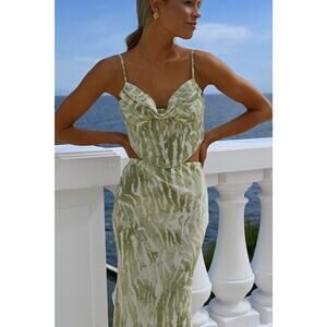 YELLOW THE LABEL - CHLOROPHYLL CORSET TOP SAGE